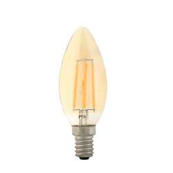 ΛΑΜΠΤΗΡAΣ LED FILAMENT DIMMABLE AMBER   4W   E14 - C35