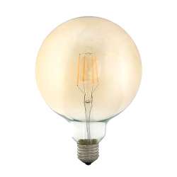 ΛΑΜΠΤΗΡAΣ LED FILAMENT DIMMABLE AMBER   4W   E27 - G125