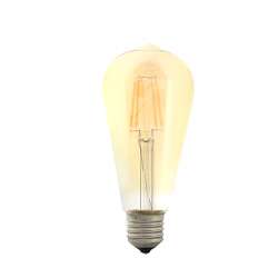 ΛΑΜΠΤΗΡAΣ LED FILAMENT DIMMABLE AMBER   4W   E27 - ST64